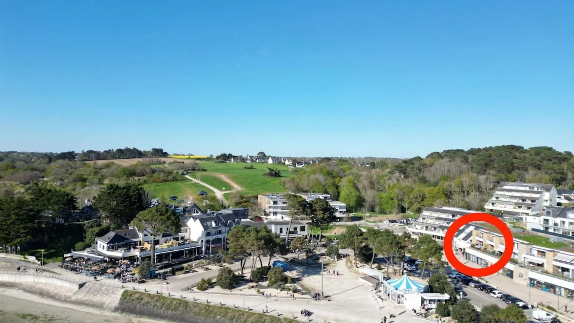 T2 Contemporain - Balcon - Vue Mer Panoramique Guidel Franciaország