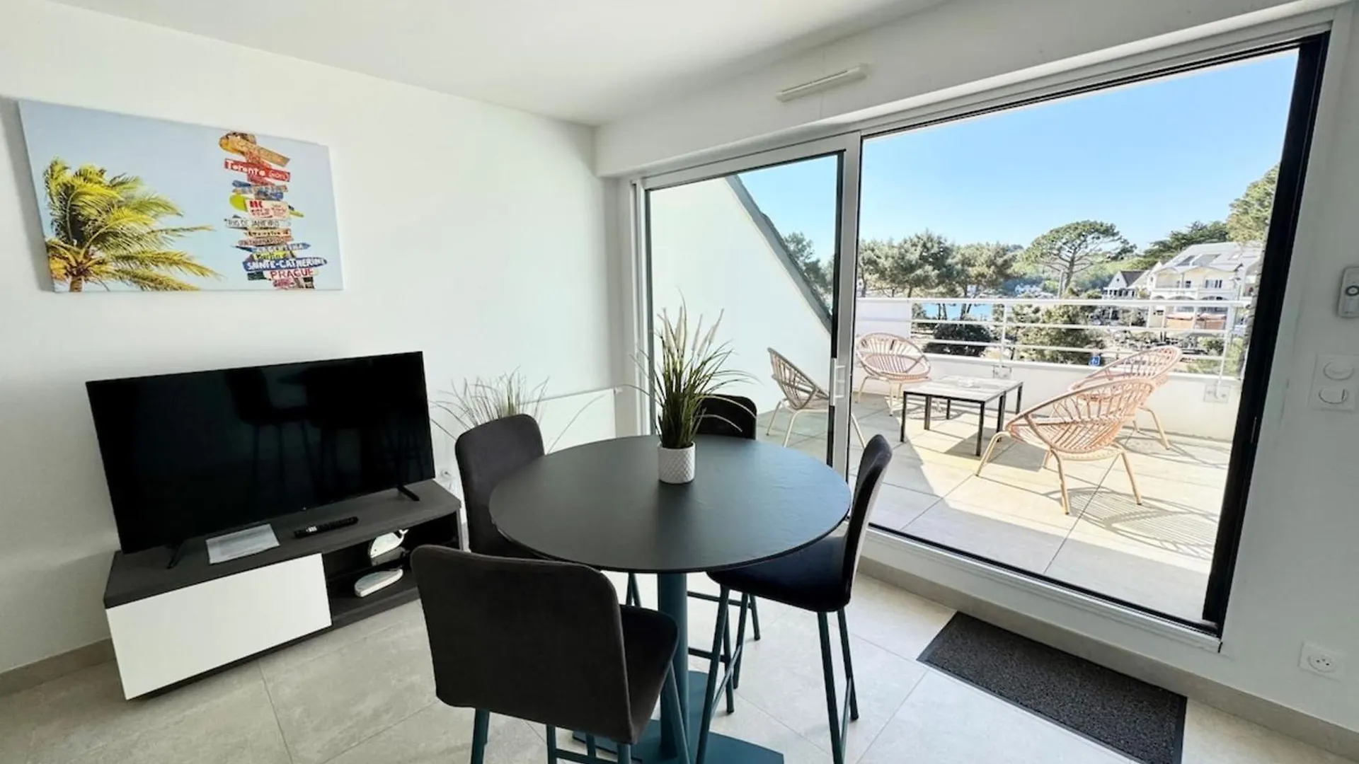 Apartman T2 Contemporain - Balcon - Vue Mer Panoramique Guidel